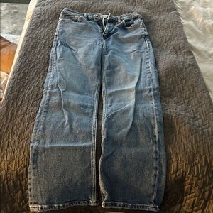 Re/Done Vintage Blue Straight Leg Jeans